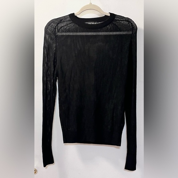 Nwt- zara- OPEN KNIT SWEATER 50TH ANNIVERSARY-Small - Picture 4 of 7